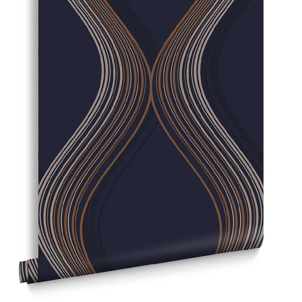 Graham & Brown Euphoria Navy Wallpaper