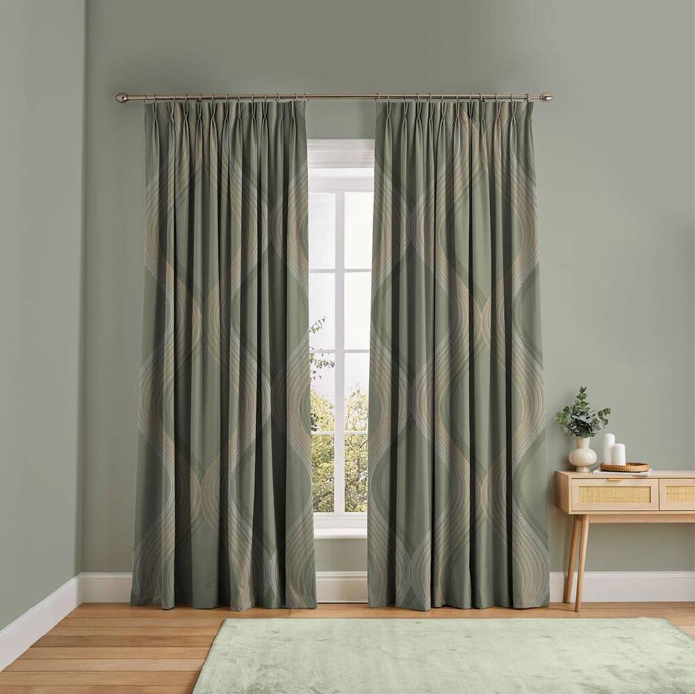 graham & brown Euphoria Sage Curtains