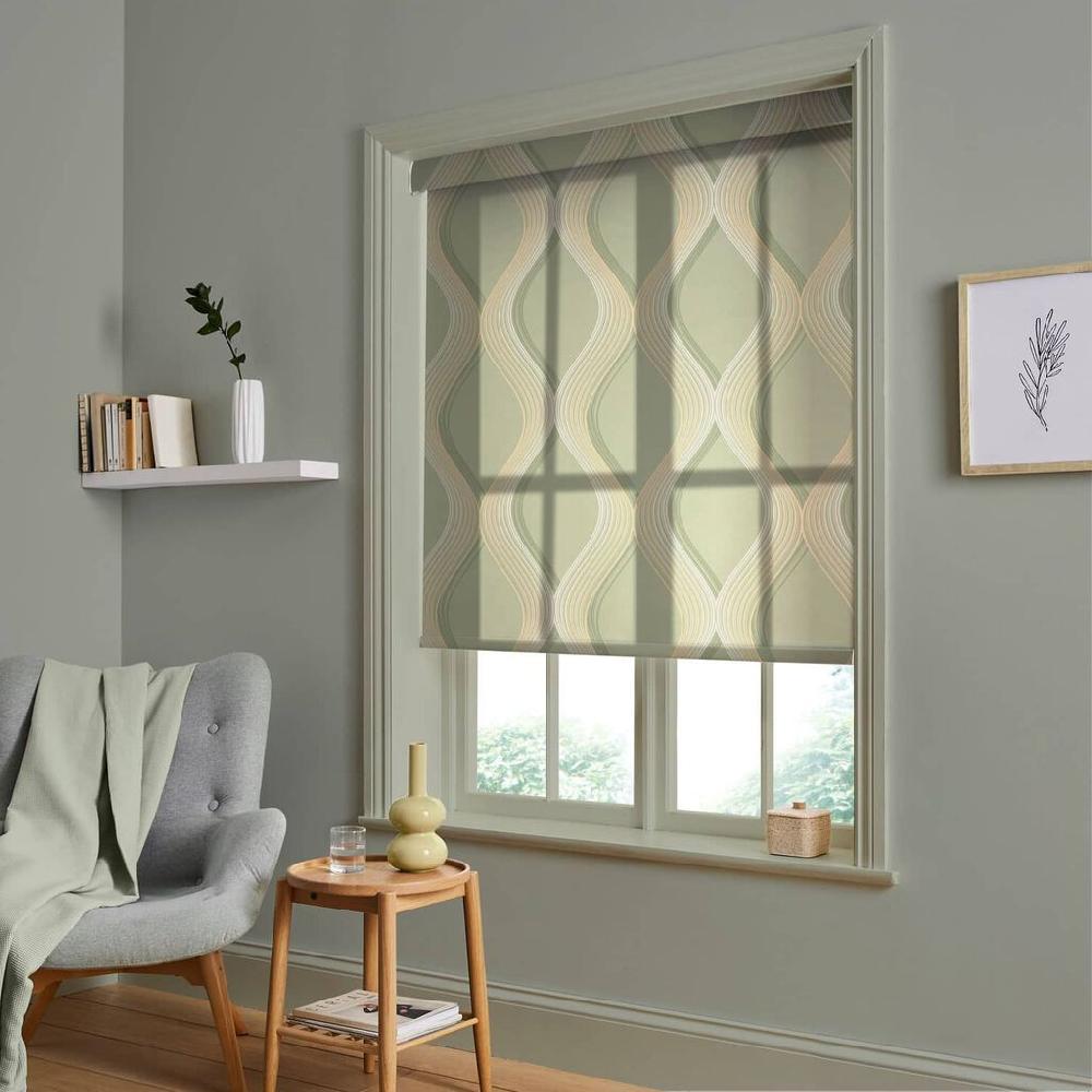 graham & brown Euphoria Sage Roller Shade