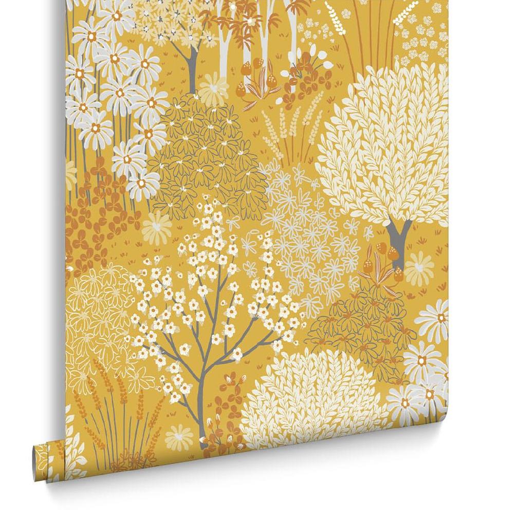 Graham & Brown Fable Mustard Wallpaper