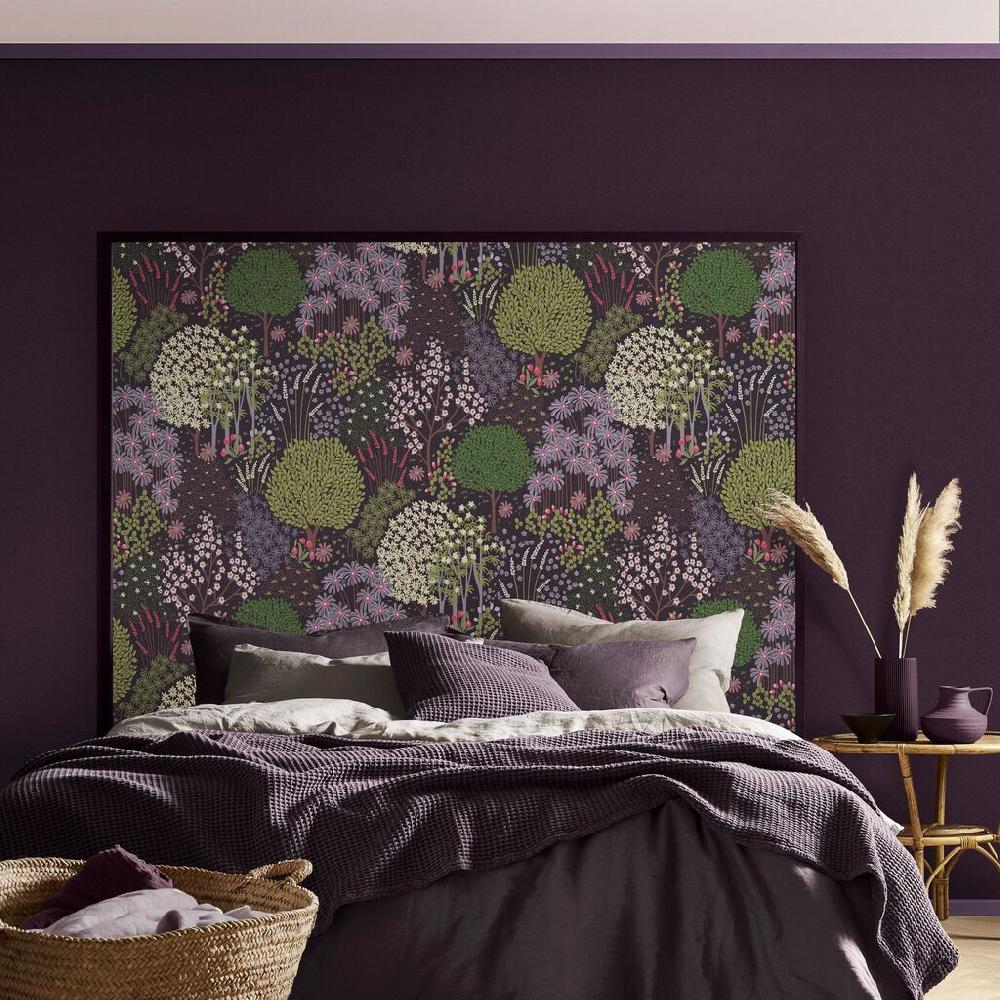 graham & brown Fable Plum Wallpaper