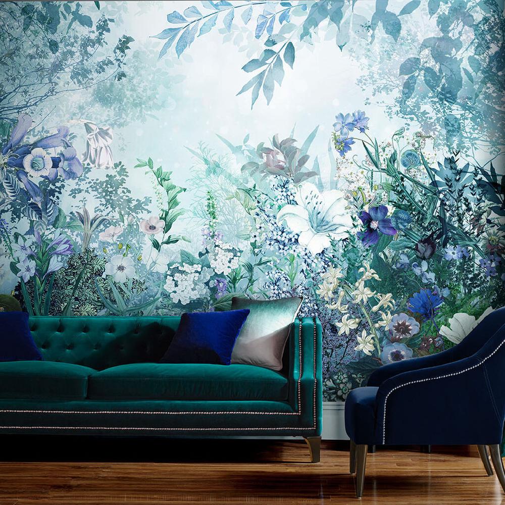 graham & brown Fantasy Floral Twilight Bespoke Mural