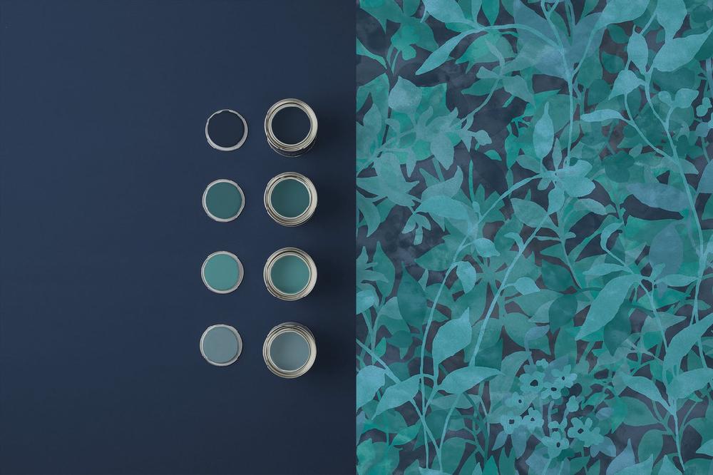 Graham & Brown Fleur Midnight Wallpaper