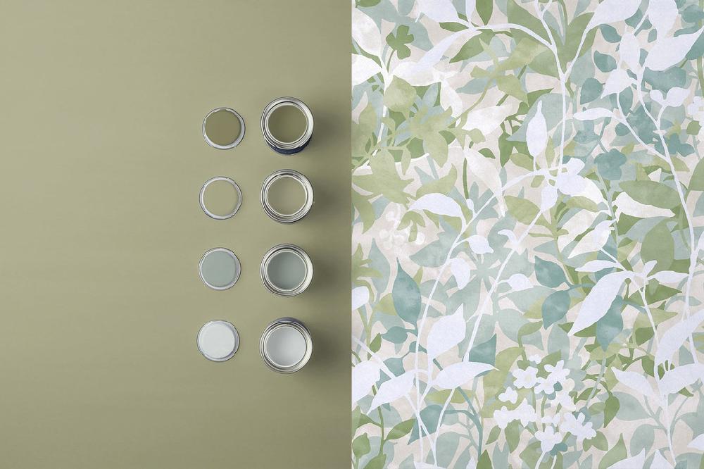 Graham & Brown Fleur Sage Wallpaper