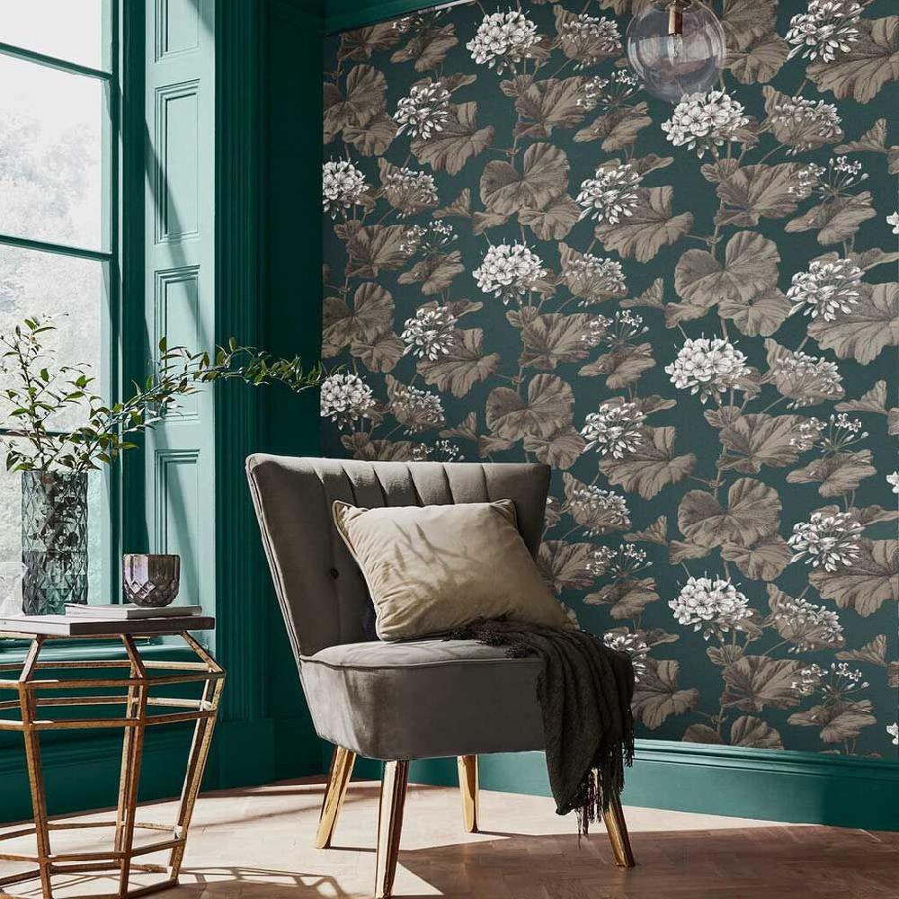graham & brown Florentia Emerald Wallpaper