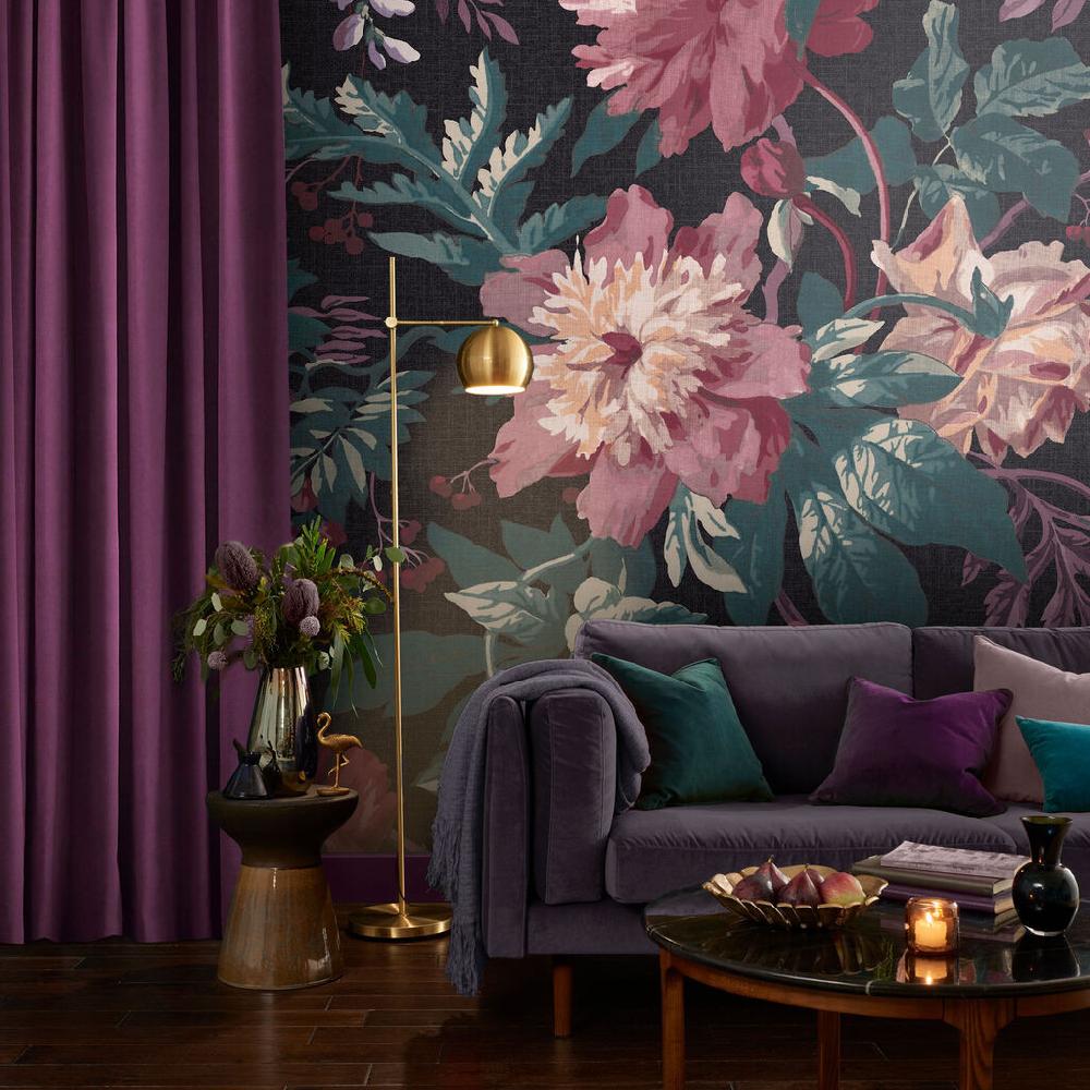 graham & brown Florenzia Night Shade Bespoke Mural