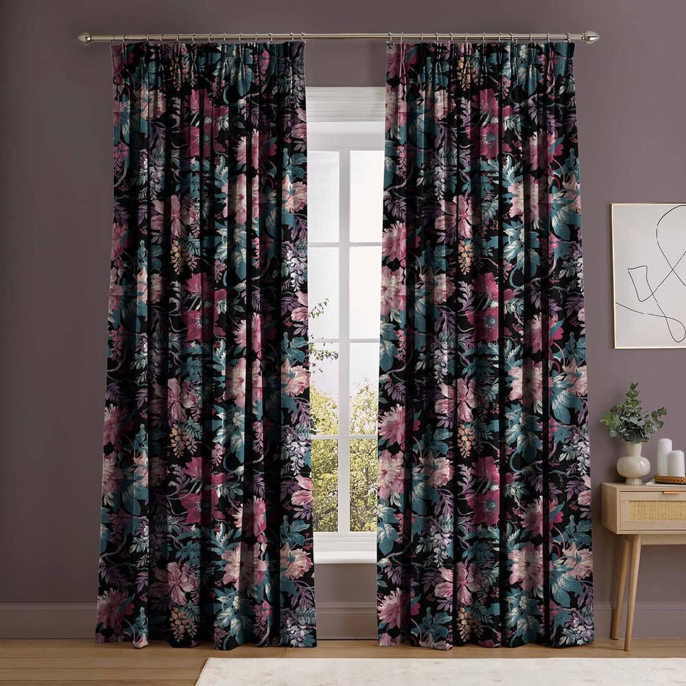 graham & brown Florenzia Nightshade Curtains