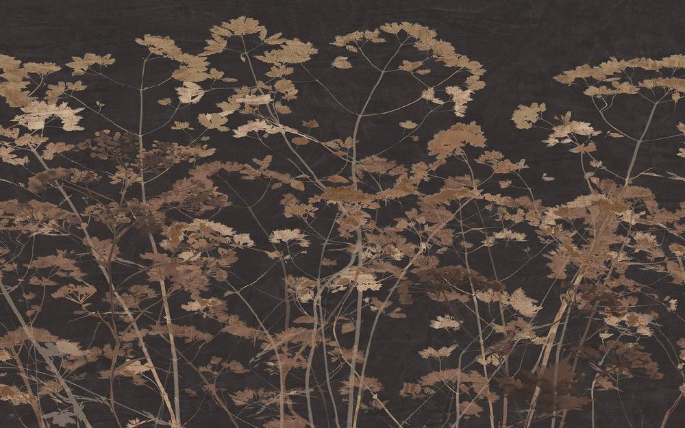 Graham & Brown Flower Press Chocolate Mural