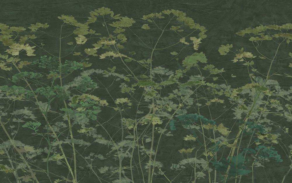 Graham & Brown Flower Press Emerald Mural