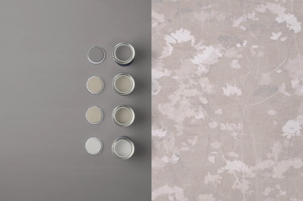 Graham & Brown Flower Press Stone Wallpaper