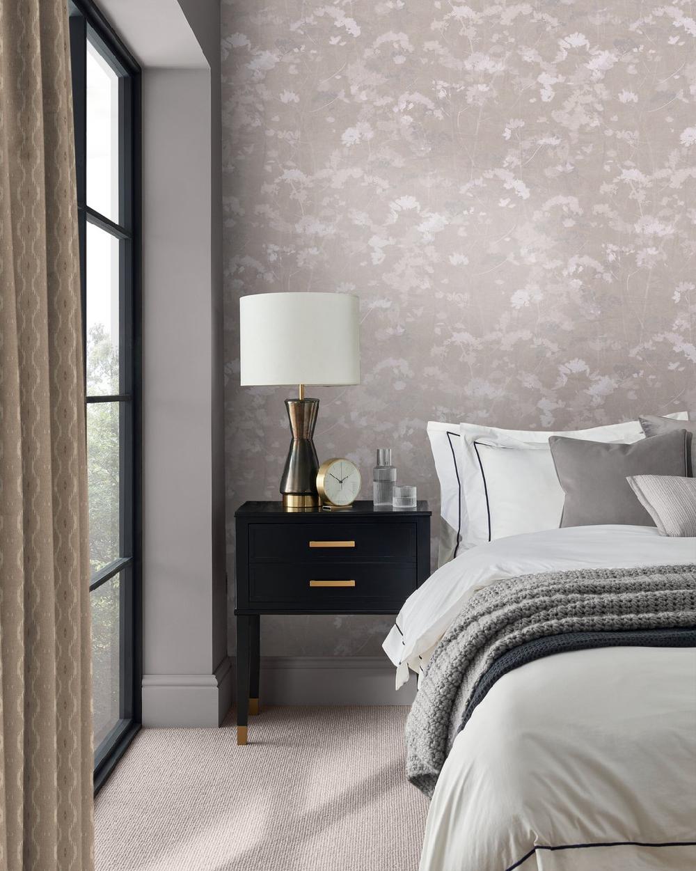 graham & brown Flower Press Stone Wallpaper