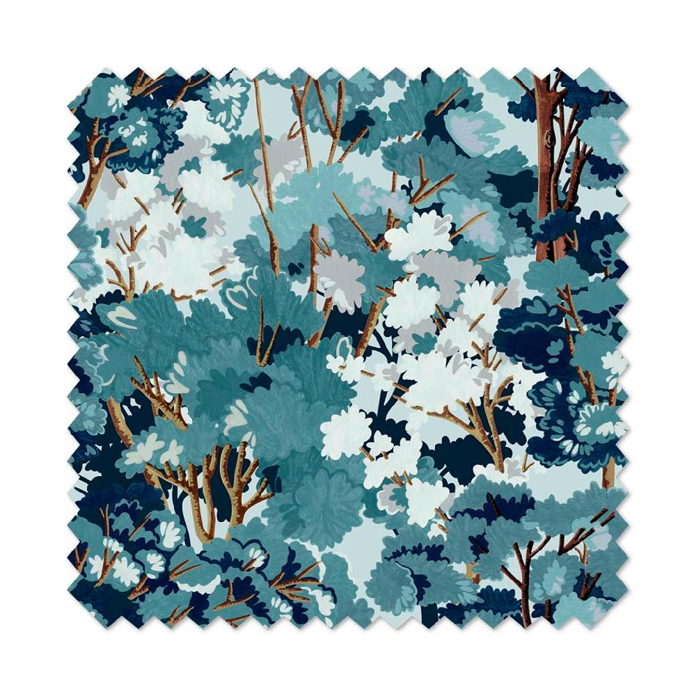 Graham & Brown Folklore Tree Blue Curtains