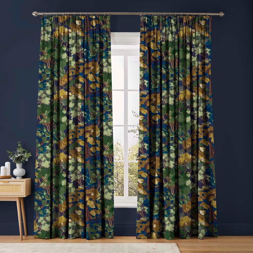 graham & brown Folklore Tree Midnight Curtains