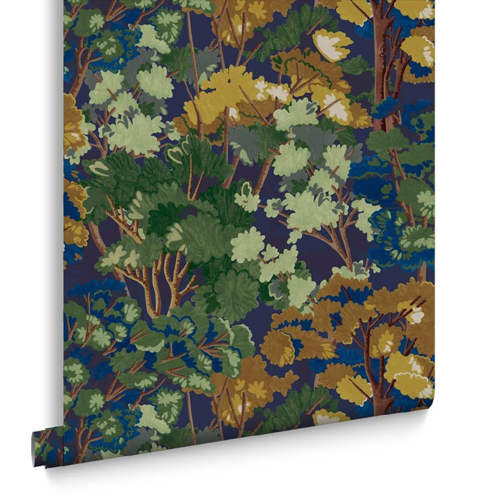 Graham & Brown Folklore Tree Midnight Wallpaper