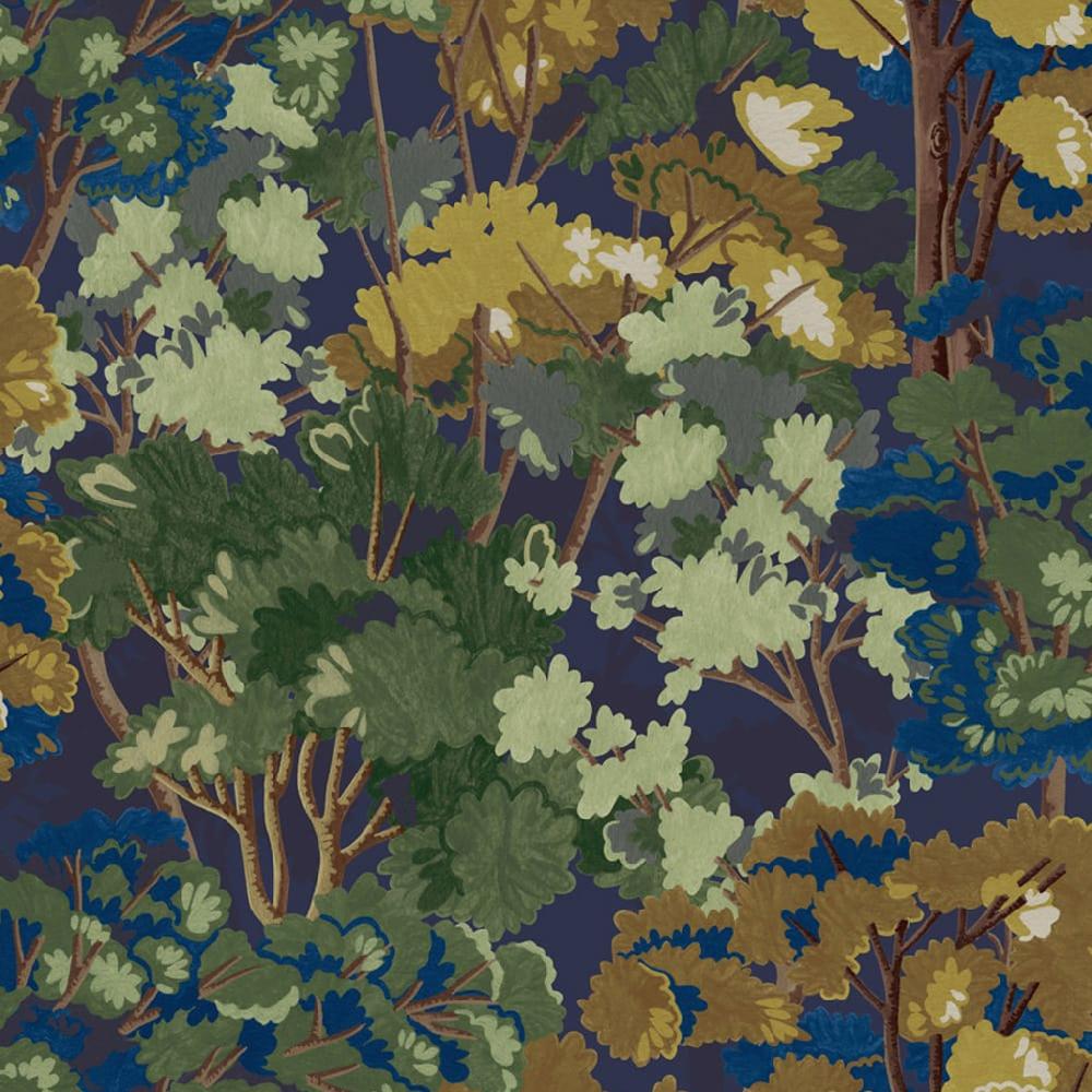 Graham & Brown Folklore Tree Midnight Wallpaper
