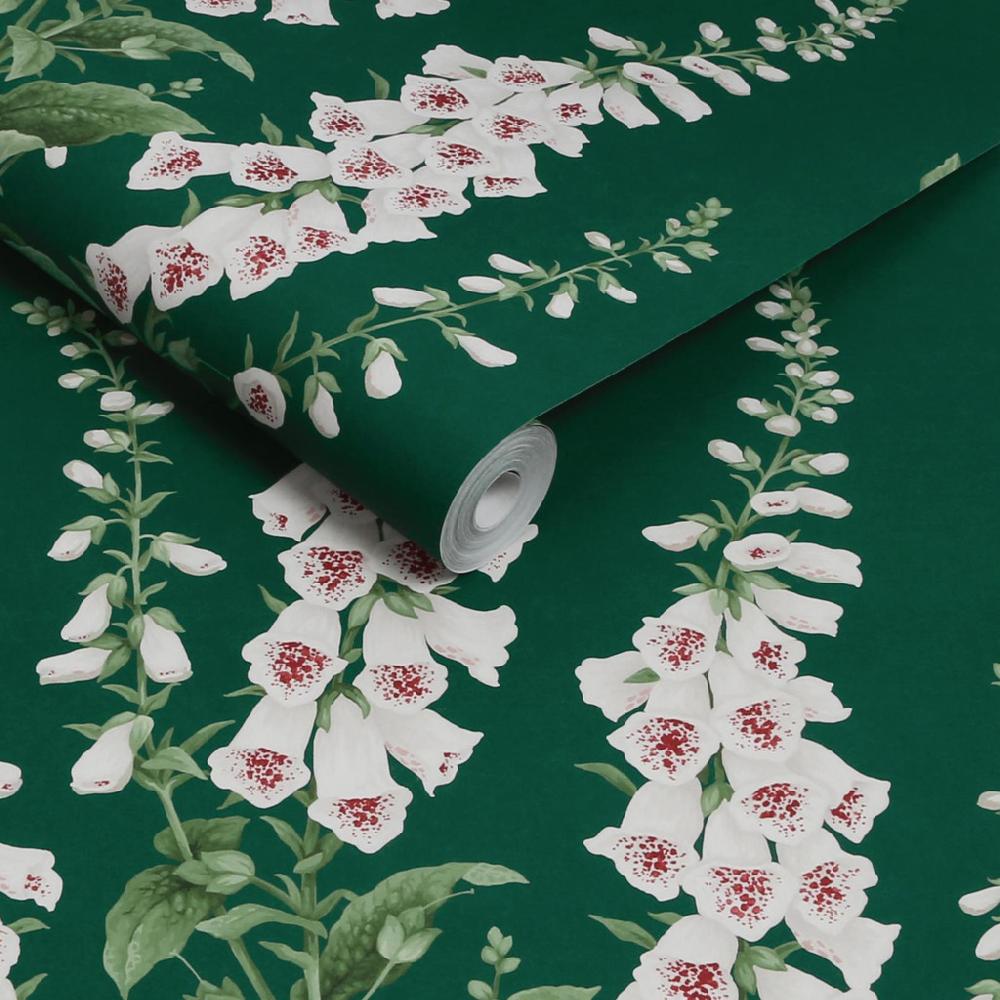 Graham & Brown Foxglove Emerald Wallpaper