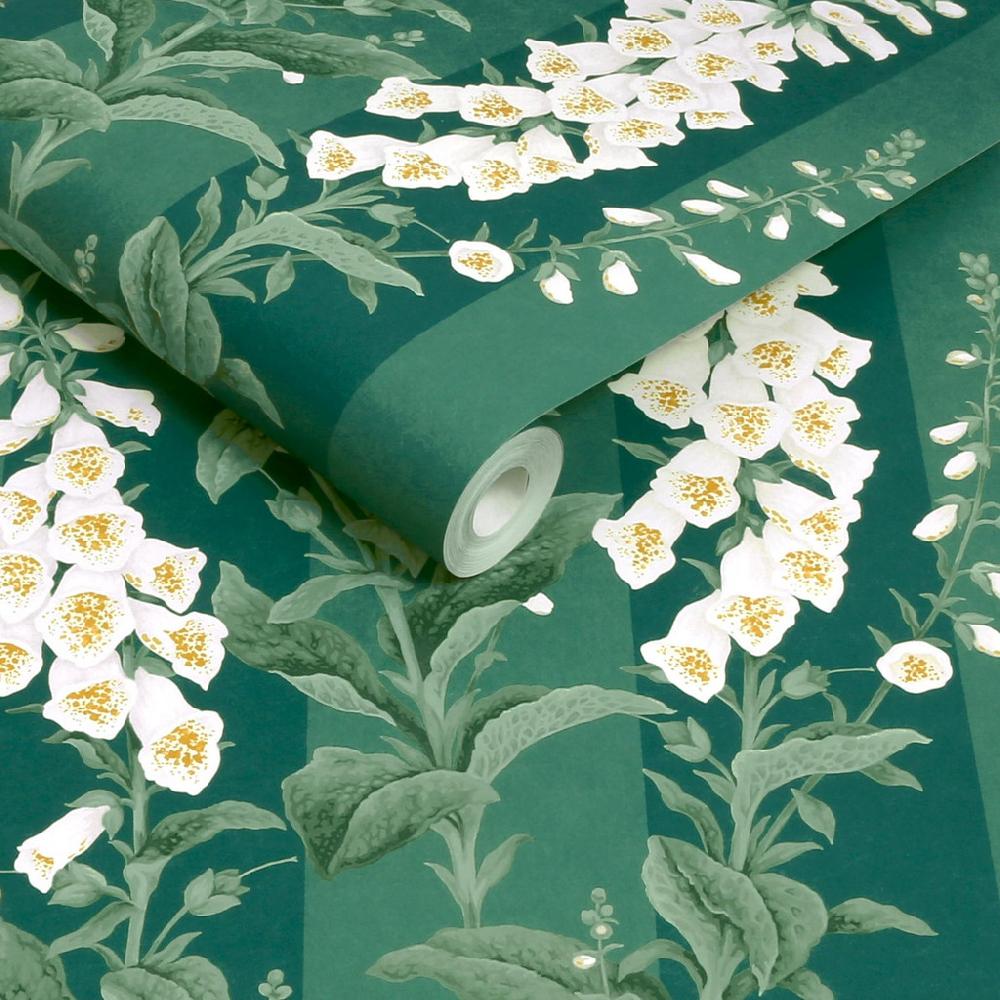 Graham & Brown Foxglove Stripe Teal Wallpaper