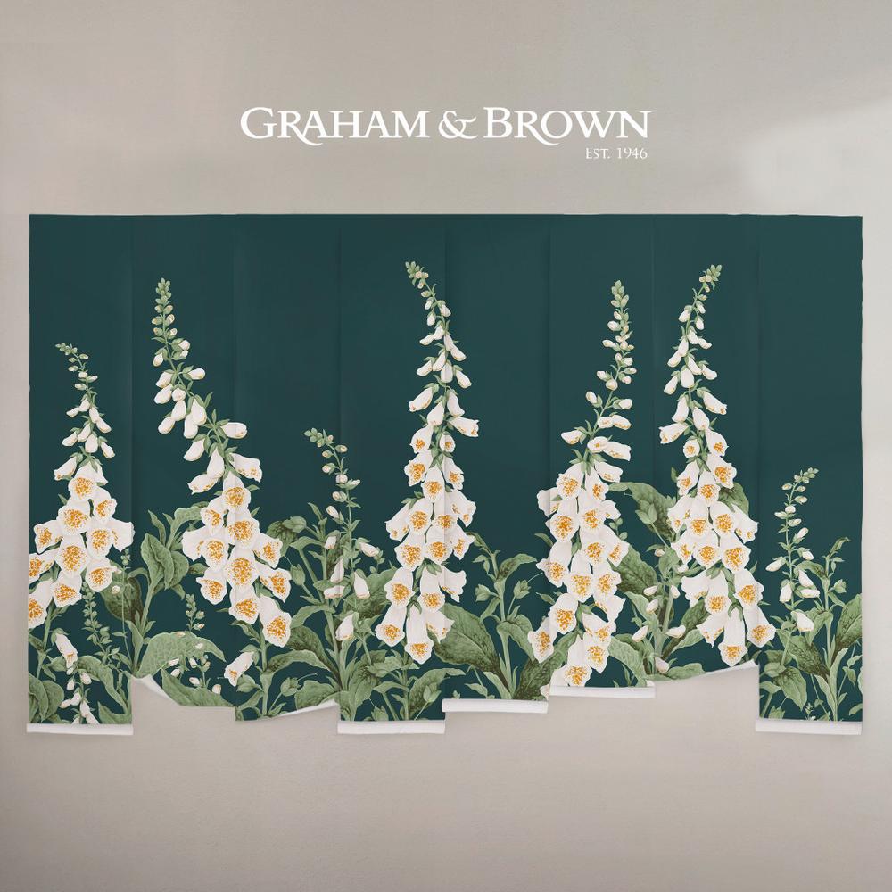 Graham & Brown Foxglove Teal Mural