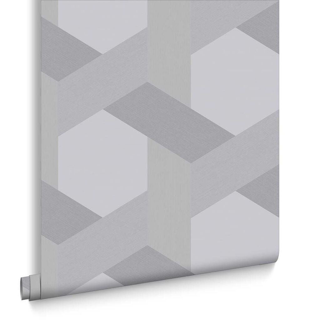 Graham & Brown Fractal Grey Wallpaper