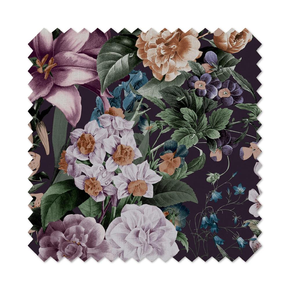 Graham & Brown Glasshouse Flora Amethyst Curtains