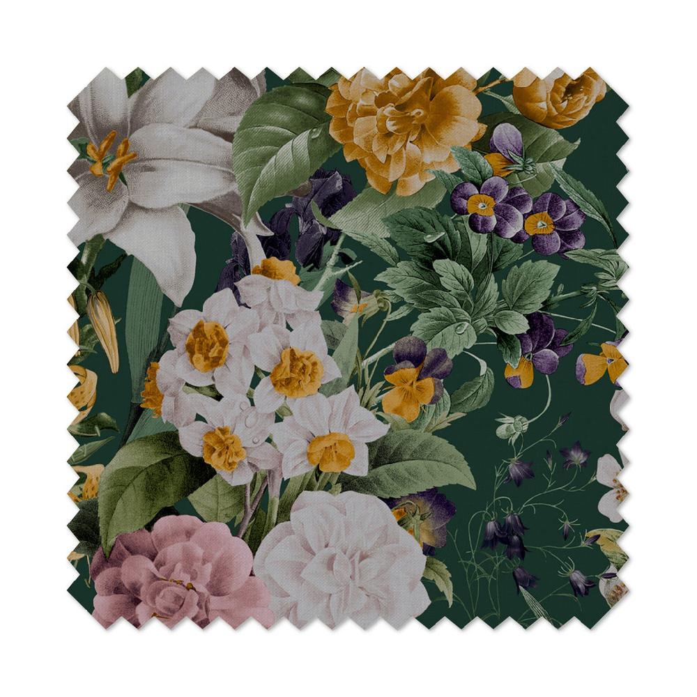 Graham & Brown Glasshouse Flora Emerald Roman Shade