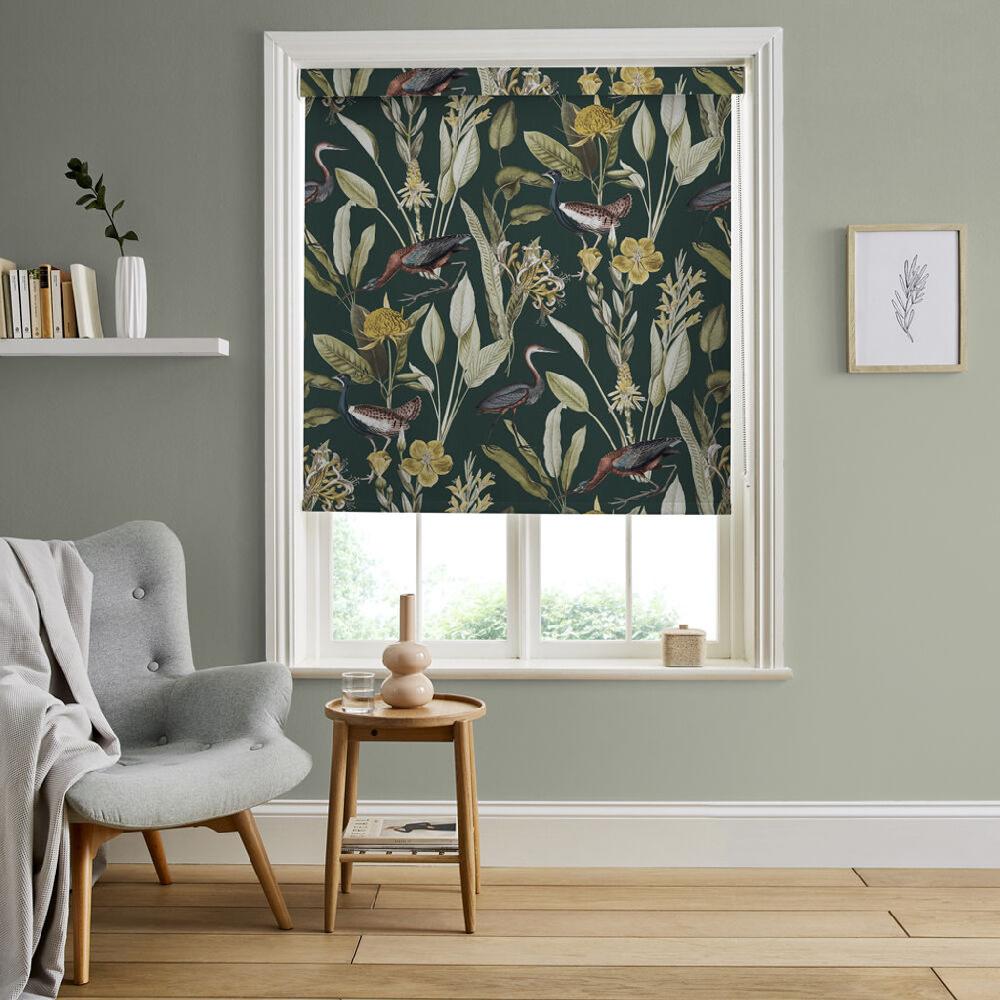 graham & brown Glasshouse Green Roller Shade