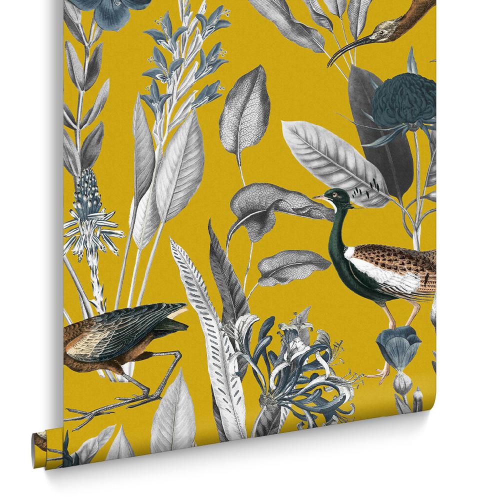 Graham & Brown Glasshouse Mustard Wallpaper