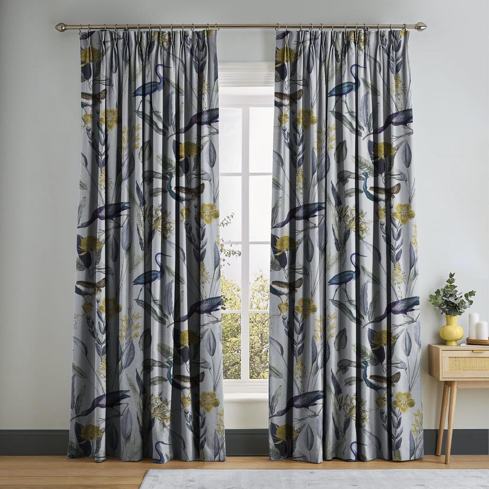 graham & brown Glasshouse Soft Gray Curtains