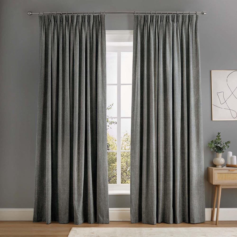 graham & brown Glimmer Gray Curtains