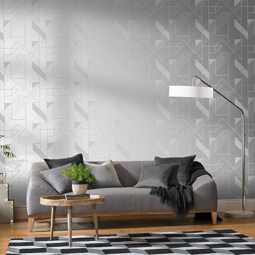 graham & brown Graphic Reflect Wallpaper