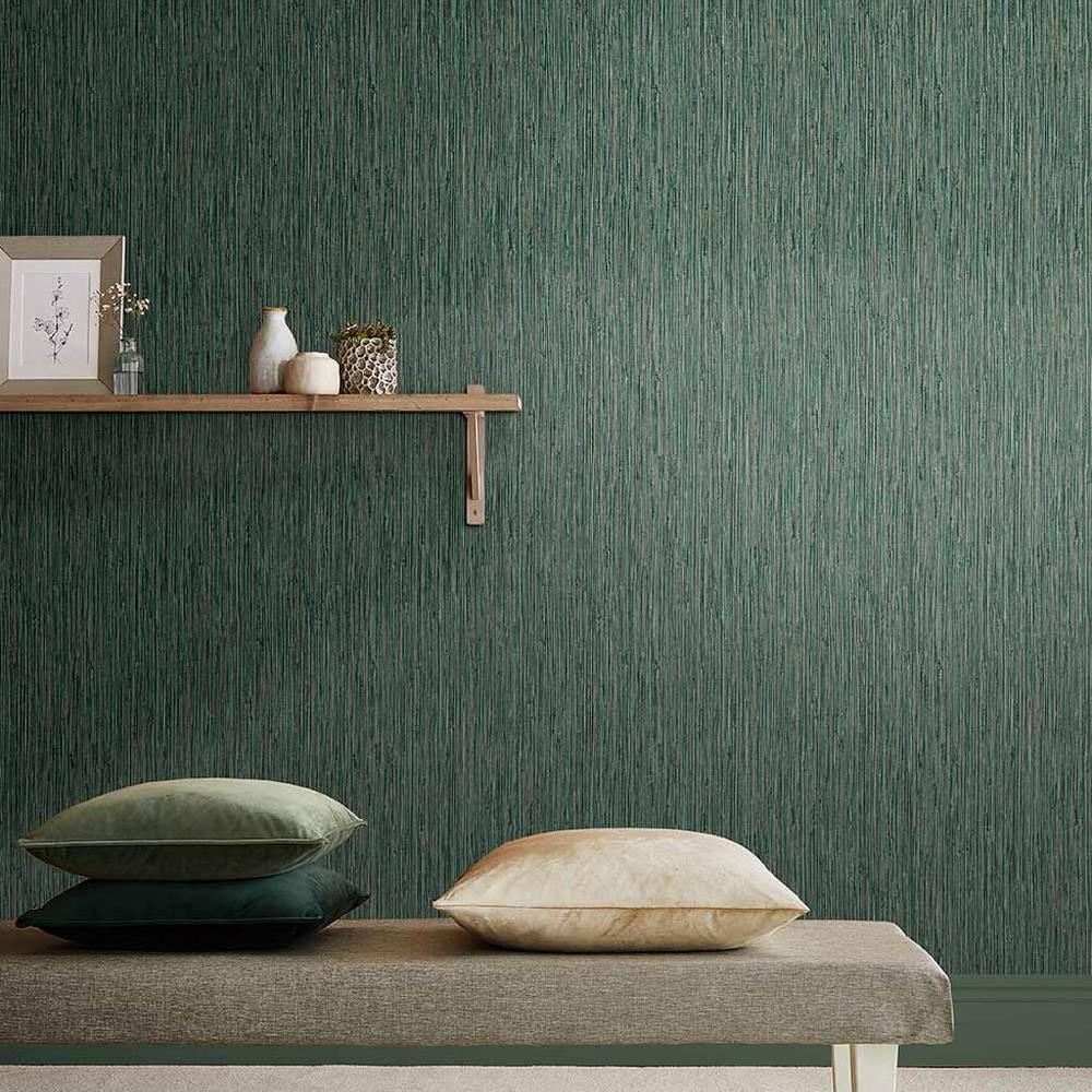 graham & brown Grasscloth Texture Pine Wallpaper
