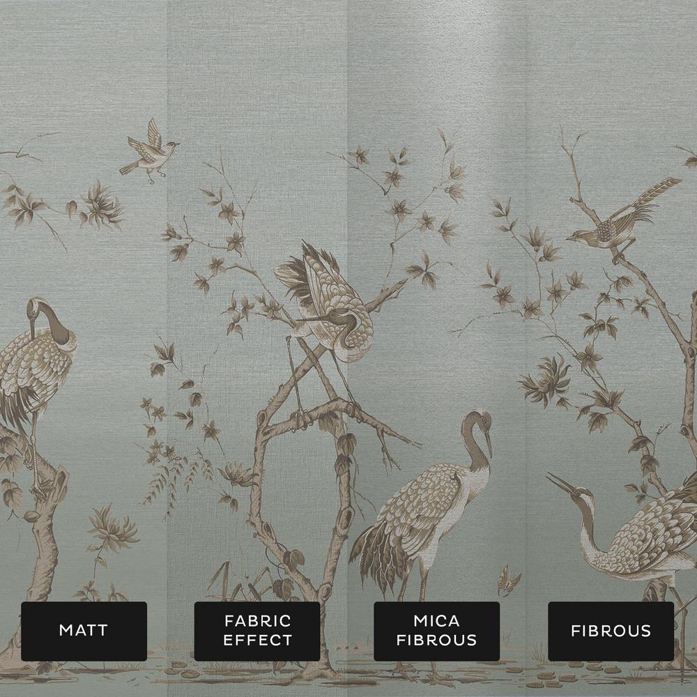 Graham & Brown Grazing Cranes Morning BEspoke Mural