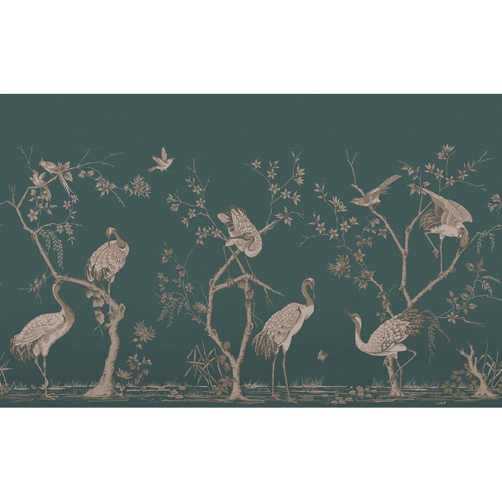 Graham & Brown Grazing Cranes Twilight Bespoke Mural