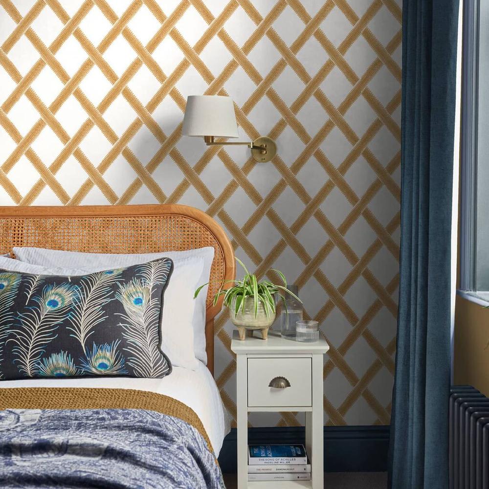 graham & brown Greenskeeper Geo Yellow Wallpaper