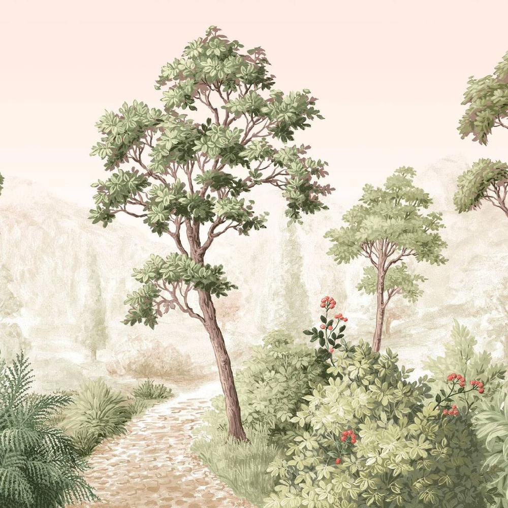 Graham & Brown Grizedale Green Bespoke Mural