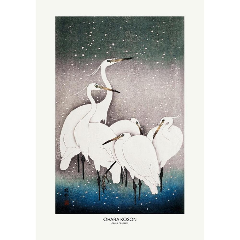 graham & brown Group Of Egrets Multicolor Wall Art