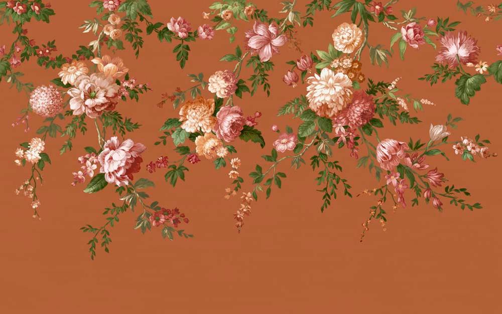 Graham & Brown Hague Fleurs Saffron Bespoke Mural