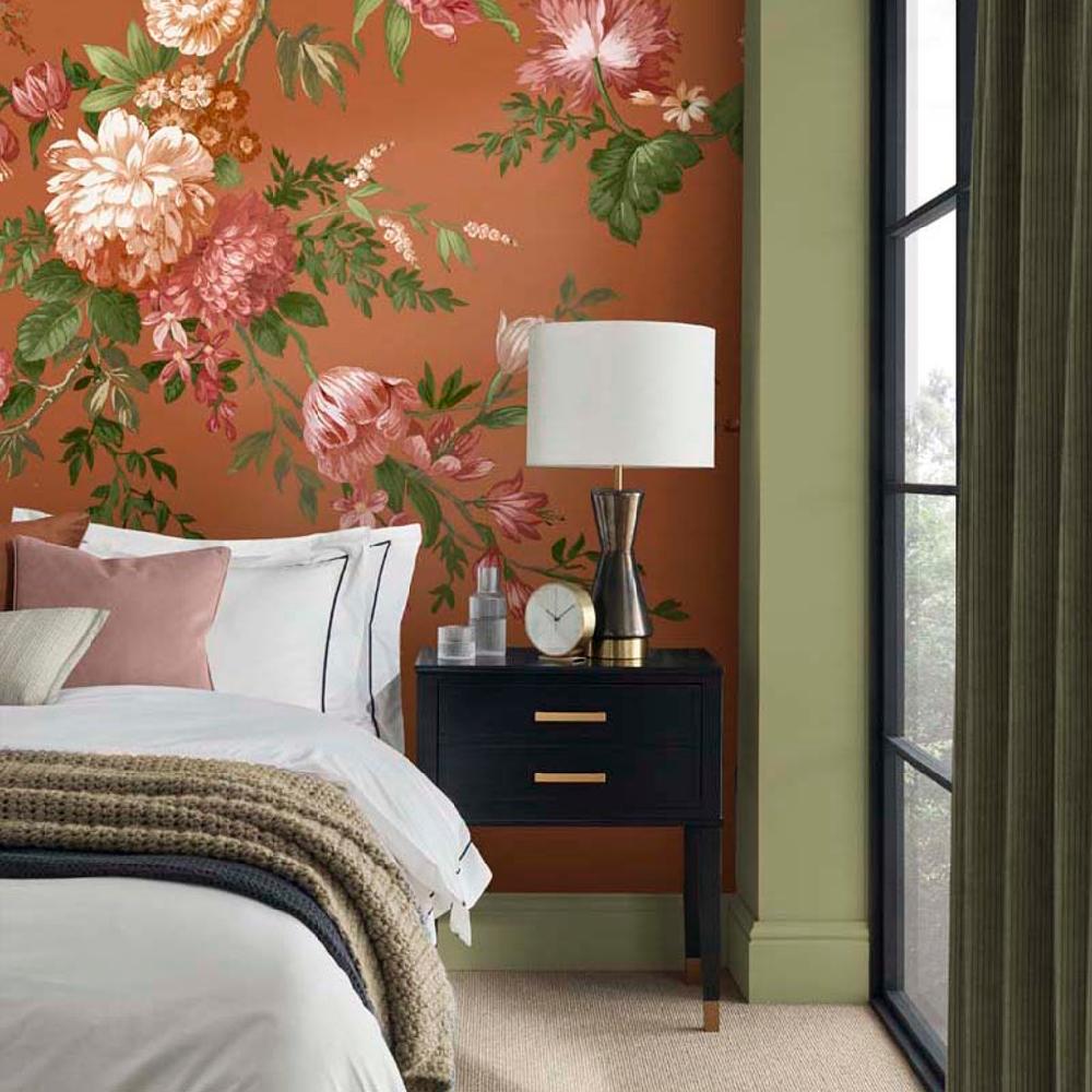 graham & brown Hague Fleurs Saffron Bespoke Mural