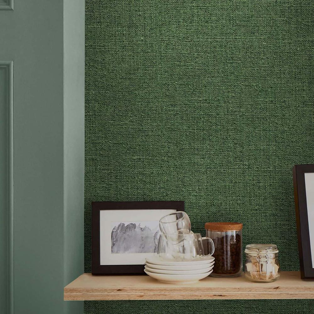 graham & brown Haptic Green Wallpaper