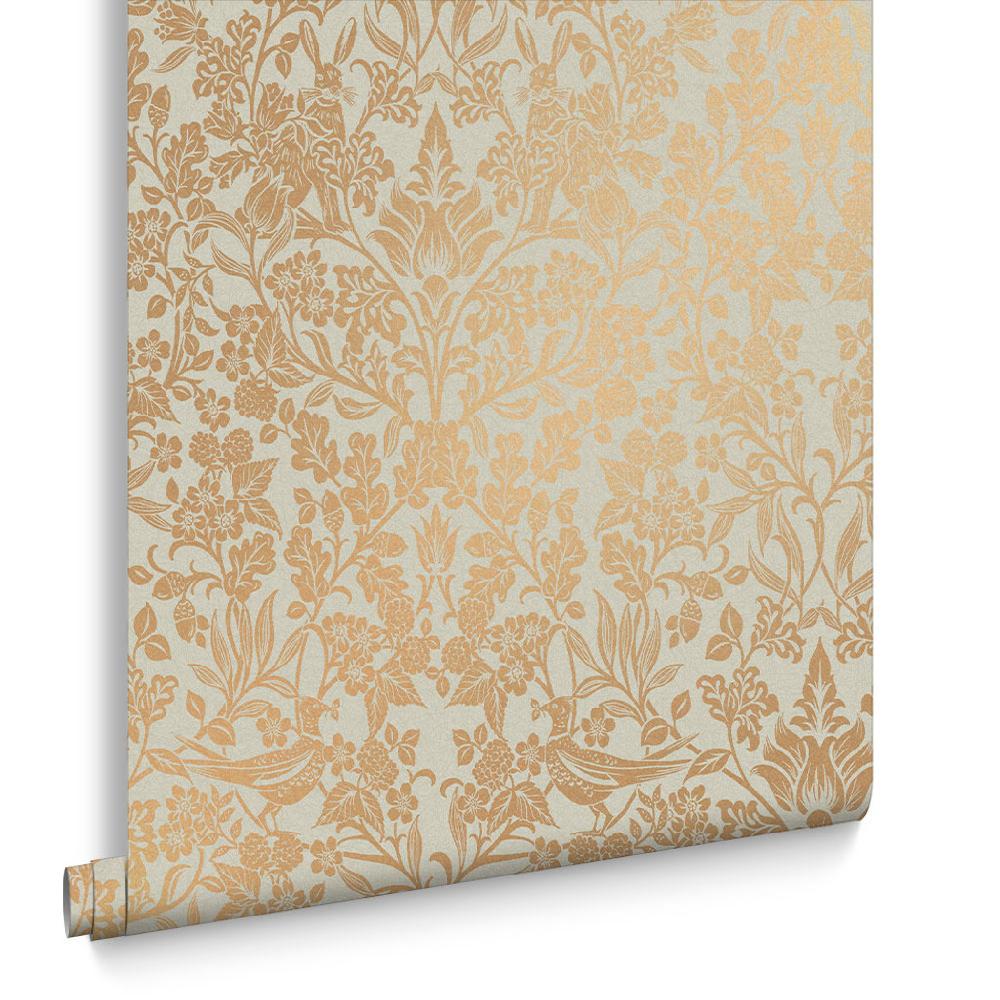 Graham & Brown Hartley Damask Neutral Wallpaper
