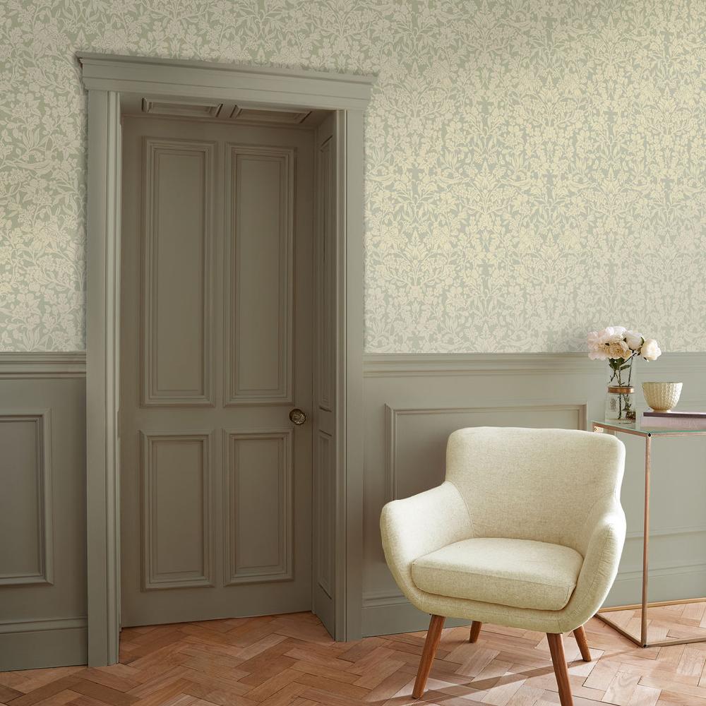 graham & brown Hartley Damask Sage Wallpaper