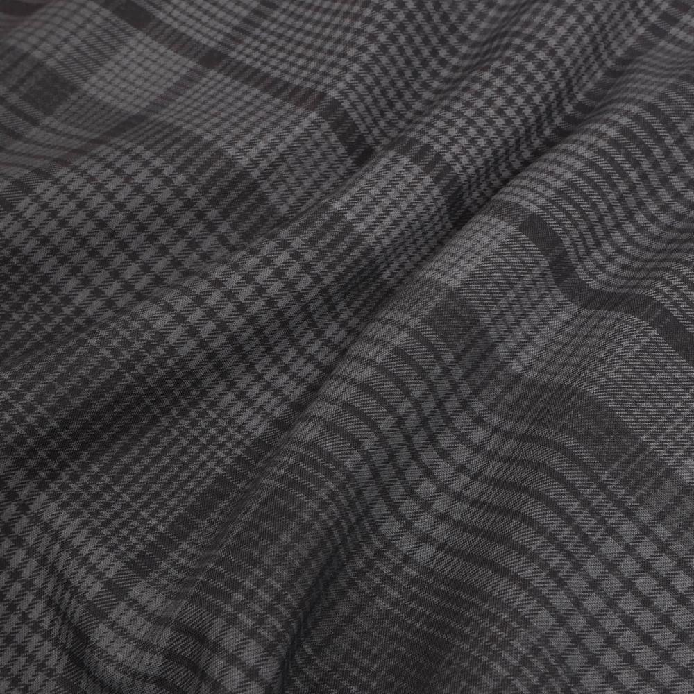 Graham & Brown Heritage Plaid Charcoal Curtain