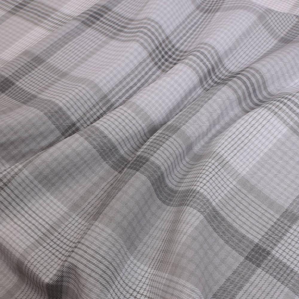 Graham & Brown Heritage Plaid Gray Roman Shade