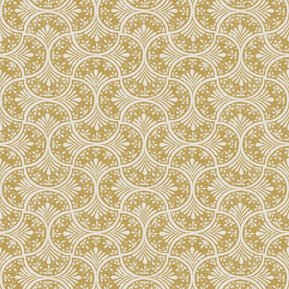 Graham & Brown Hopwood Cottage Ochre Wallpaper