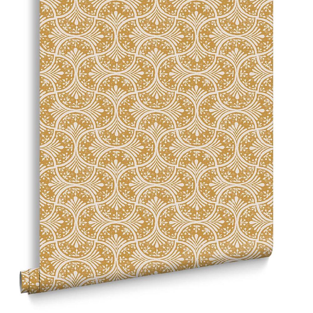 Graham & Brown Hopwood Cottage Ochre Wallpaper
