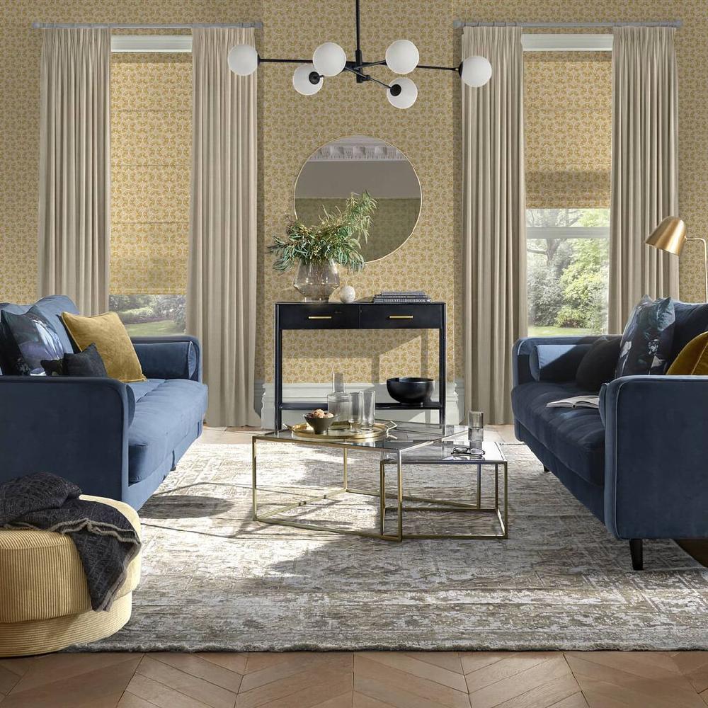 graham & brown Hopwood Cottage Ochre Wallpaper