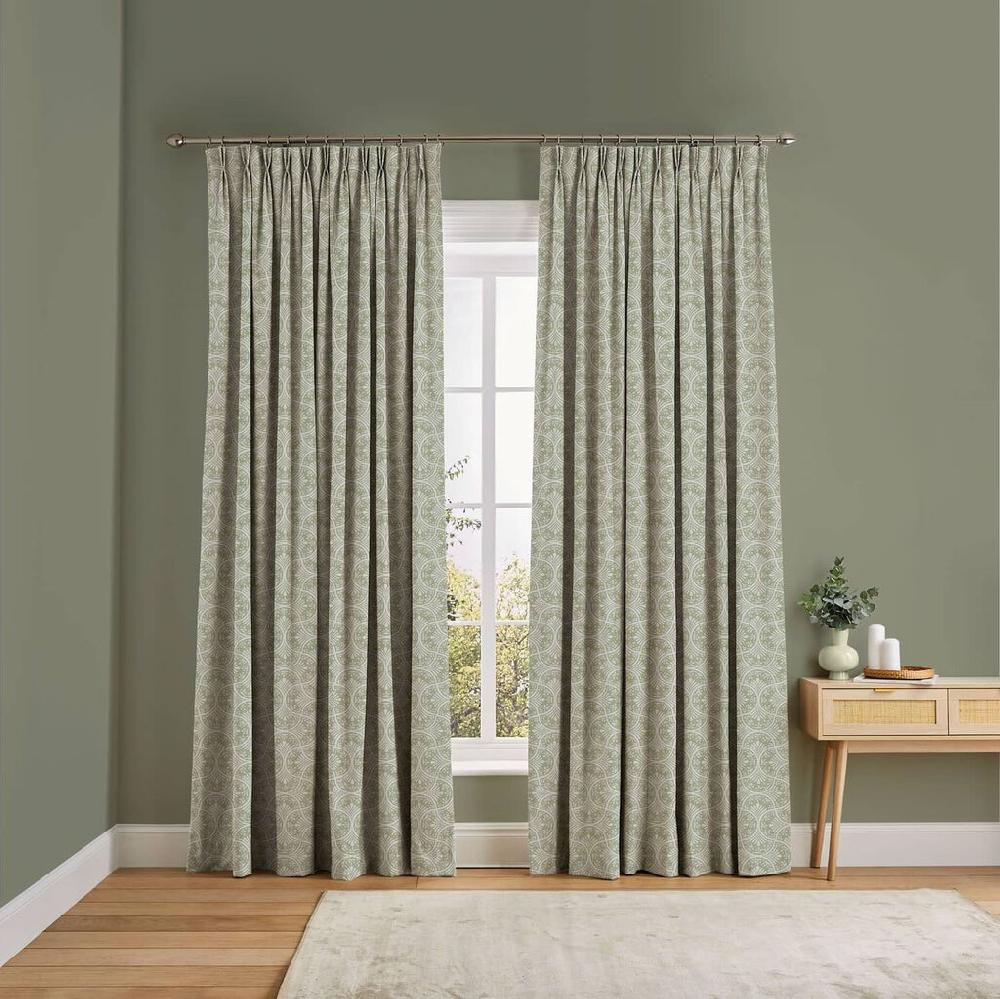 graham & brown Hopwood Cottage Sage Curtains