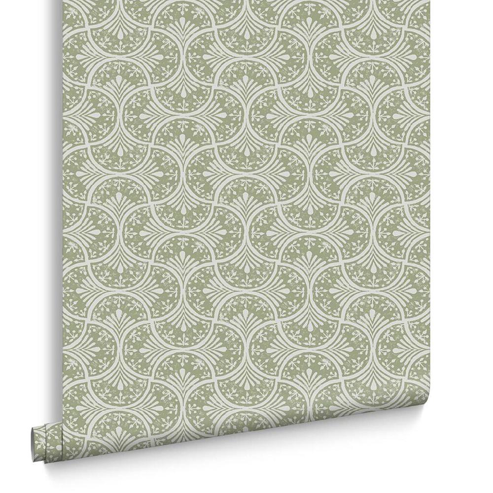 Graham & Brown Hopwood Cottage Sage Wallpaper