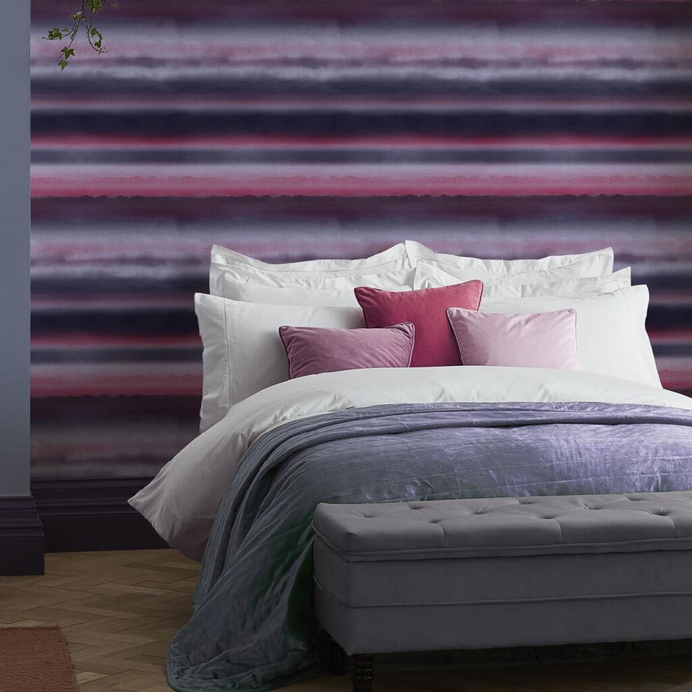 graham & brown Horizon Mulberry Wallpaper
