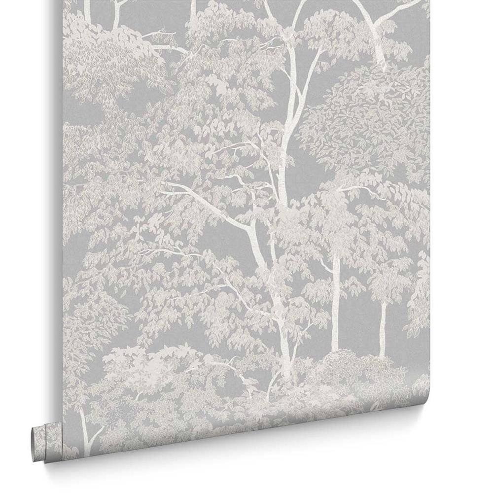 Graham & Brown Idyll Tree Grey Wallpaper